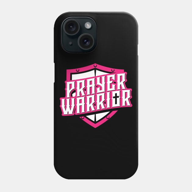 Prayer Warrior Phone Case by societee28