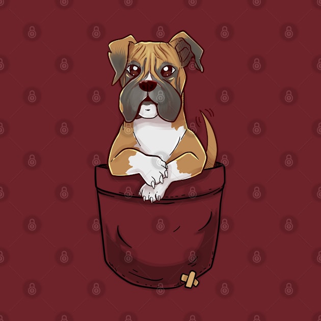 Pocket Cute Boxer Dog by TechraPockets