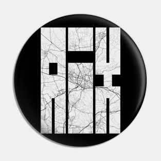 Aix-en-Provence, France City Map Typography - Light Pin