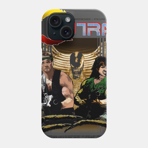 Contra Movie Poster Phone Case by mikehalliday14