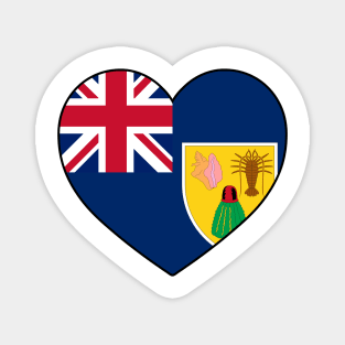 Heart - Turks and Caicos Islands Magnet