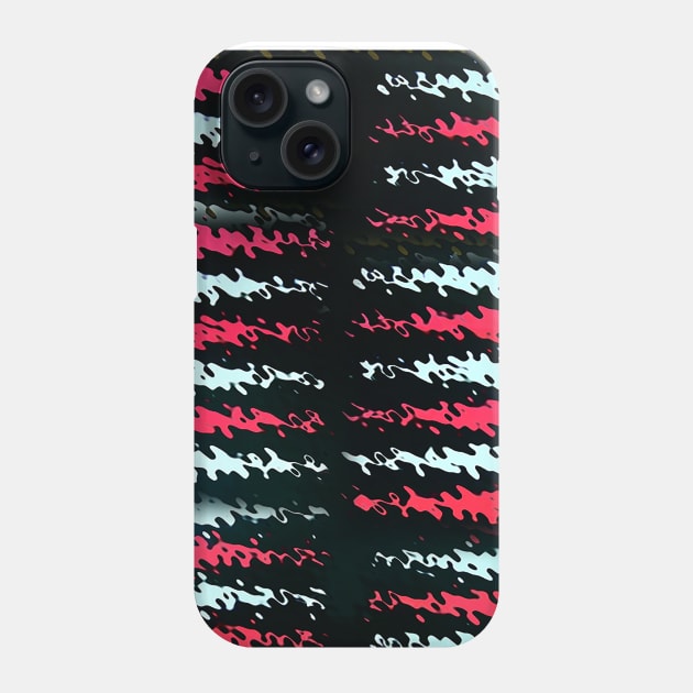 malleable mixture of red and black Phone Case by Marccelus