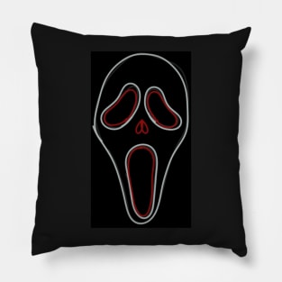 neon scream Pillow