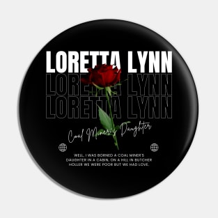 Loretta Lynn // Flower Pin