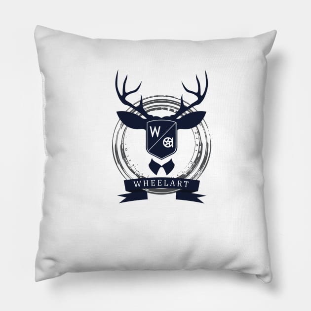 Wheelart Deer head Pillow by Wheelart