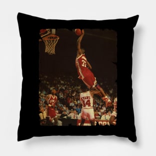 Stacey Augmon - Vintage Design Of Basketball Pillow