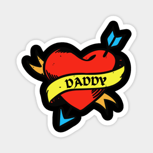 I Heart Daddy Magnet