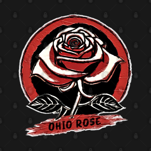 The Ohio Painted Rose by Ohio Rose