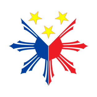 Filipino Sun and Stars Pinoy decal T-Shirt