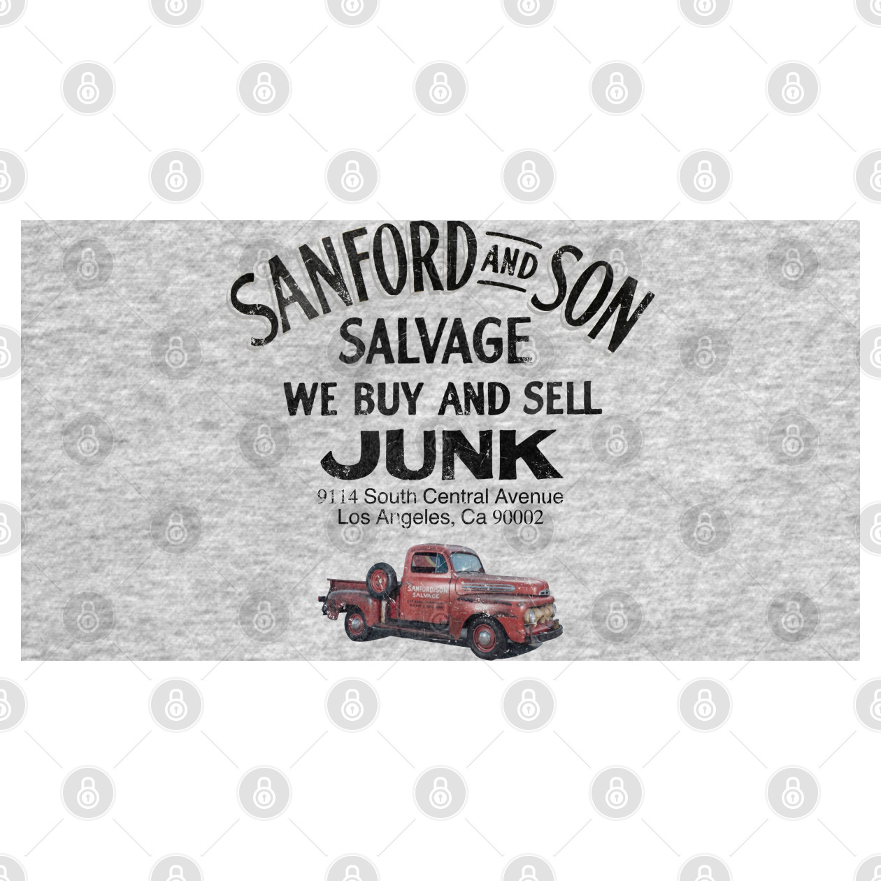 T-shirt Vintage Sanford And Son - Graphisme TV Rétro, Coupe Classique, Coton Ultra Doux