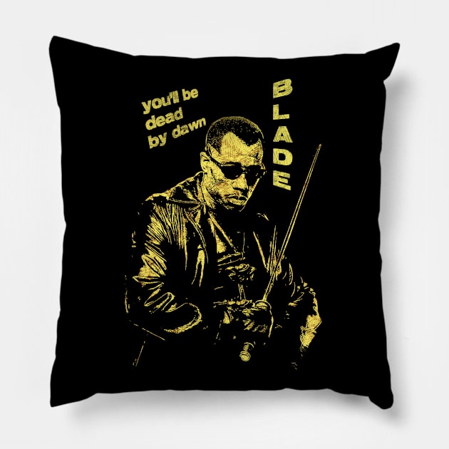 ✪ BLADE ✪ Dead by dawn Pillow by Naumovski