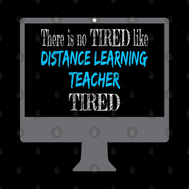 Tired Distance Learning Teacher by Magic Moon