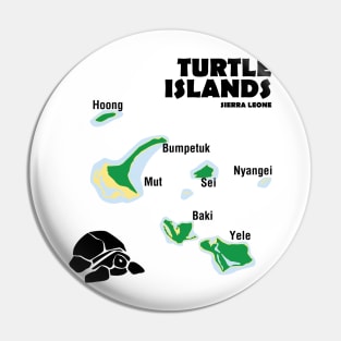 Turtle Islands Pin