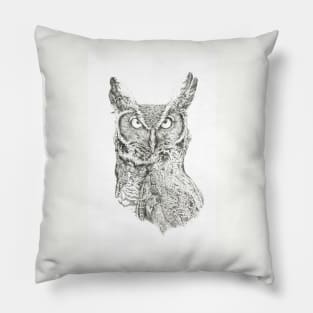 the wise owl Pillow