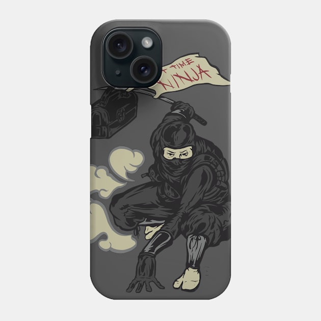 Part Time Ninja Phone Case by Thomcat23