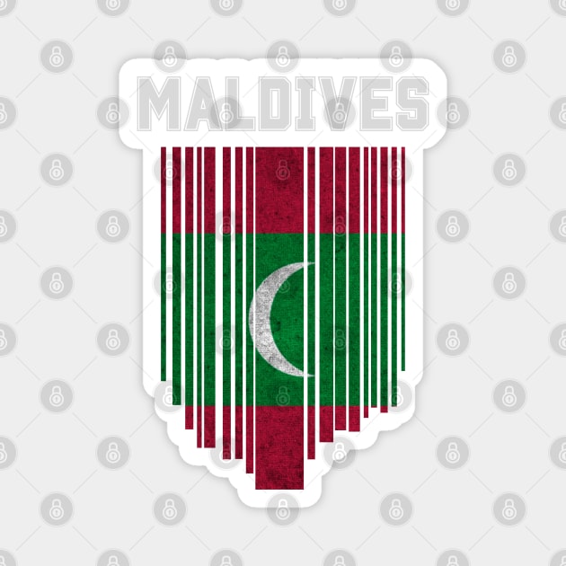 Maldives flag, maldivian flag Magnet by eka123