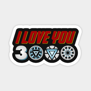 I Love You 3000 Magnet