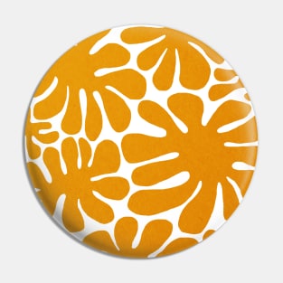 Abstract yellow flowers Pin