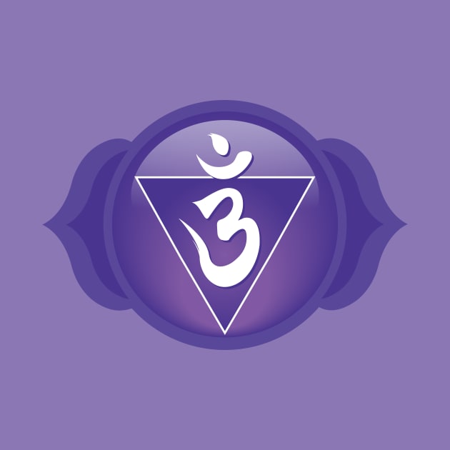 Third Eye: Ajna Chakra Symbol - 11 by Serena King