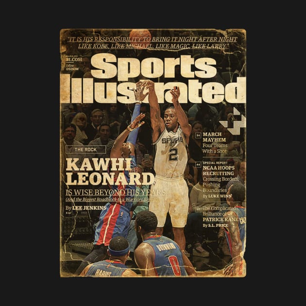 COVER SPORT - SPORT ILLUSTRATED - KAWHI LEONARD by FALORI