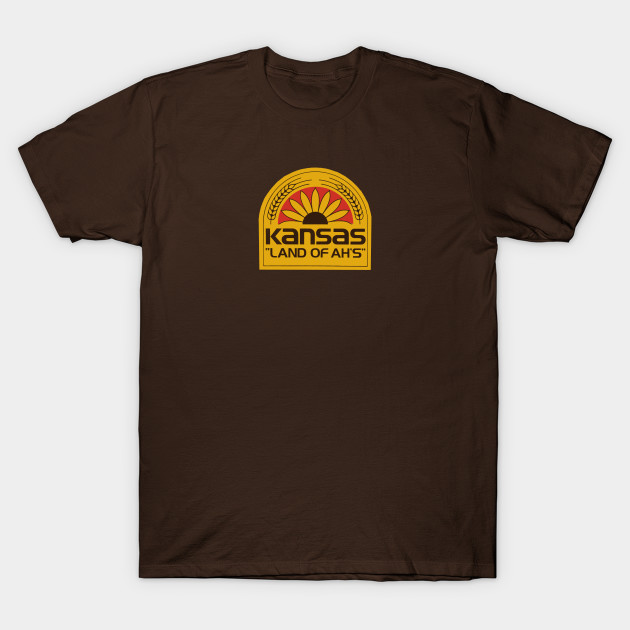 Disover Kansas Land of Ah's 80s - Kansas Land Of Ahs - T-Shirt