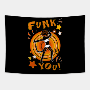 Funk you girl Tapestry