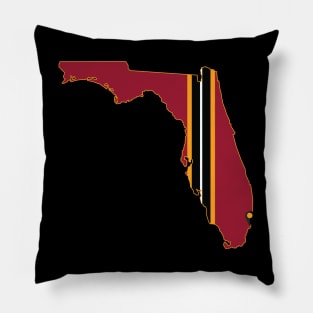 Miami Basketball Pillow