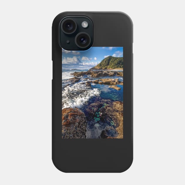 Happy Tide Pools Phone Case by JeffreySchwartz