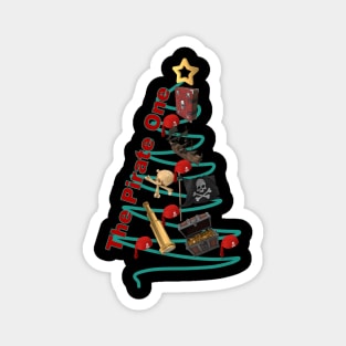 Pirate Xmas Tree Magnet