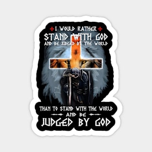 Judged By God Magnet