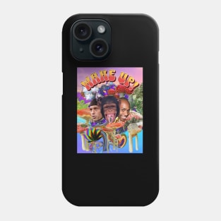 Joe Rogan n Dave Chappelle Alpha Chimp Mushroom Collage Art Phone Case