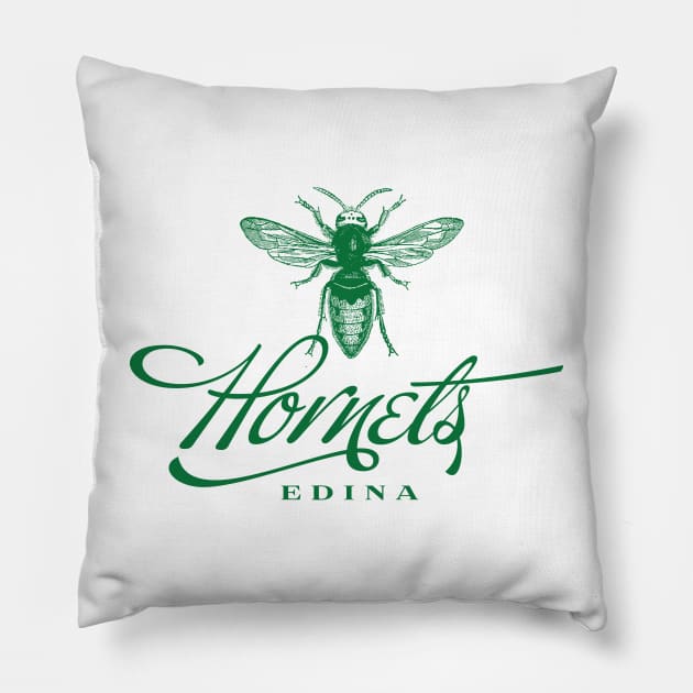 Edina Hornets Pillow by MindsparkCreative