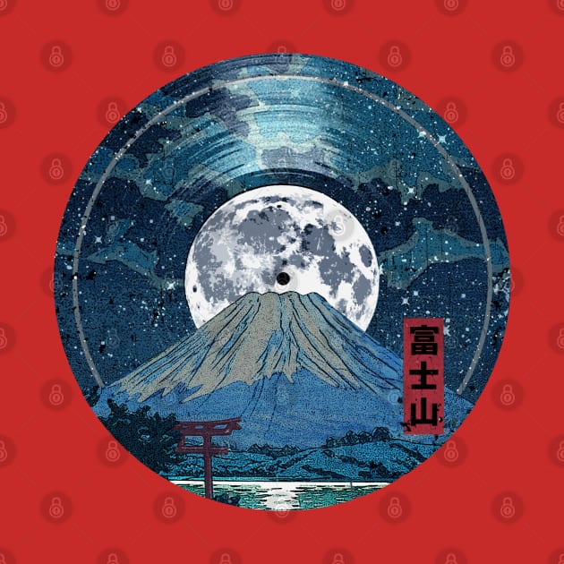Mt. Fuji Night LP Sky by robotface