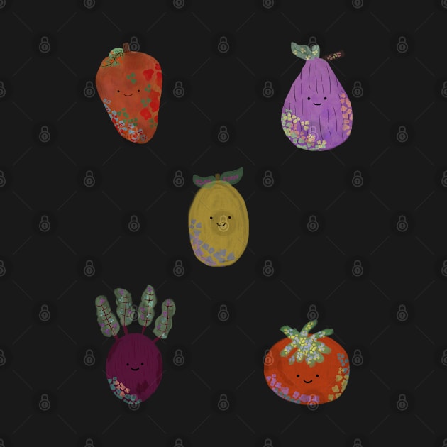 Fruit and veggies sticker pack by artoftilly