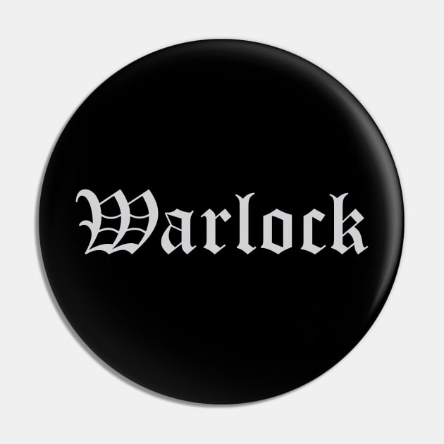 Warlock Pin by BlackRavenOath