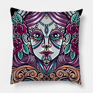 Dia de los muertos Pillow