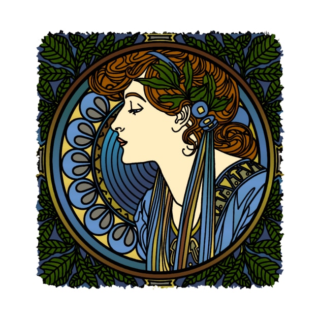 Art Nouveau Woman by AlondraHanley