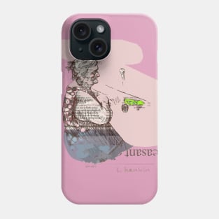 Happy Hour on Pink Background Phone Case