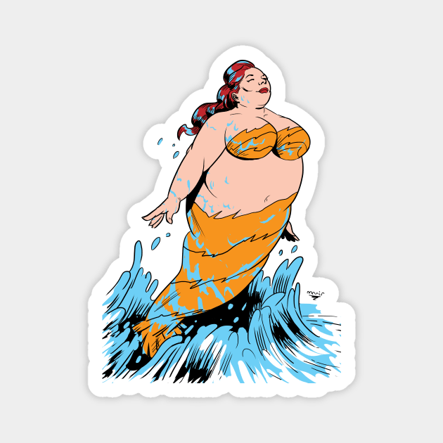 Mermaid Jumping Magnet by Victor Maristane