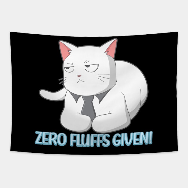 Zero Fluffs Given! Cat Tapestry by The Kitten Gallery