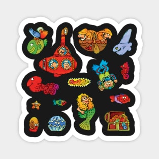 Under the Sea sticker pack Magnet