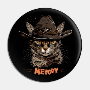 Cat Cowboy Journeys Feline Pin