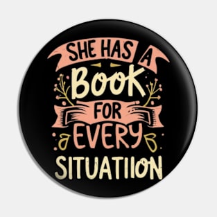 she has a book for every situation Pin