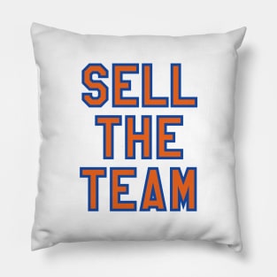 NY Sell The Team - White Pillow