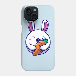 Cute Rabbit Holding Carrot Cartoon Phone Case