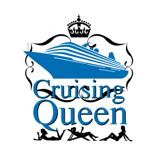 Cruising Queen Funny Cruise Ship Holiday Gifts T-Shirt