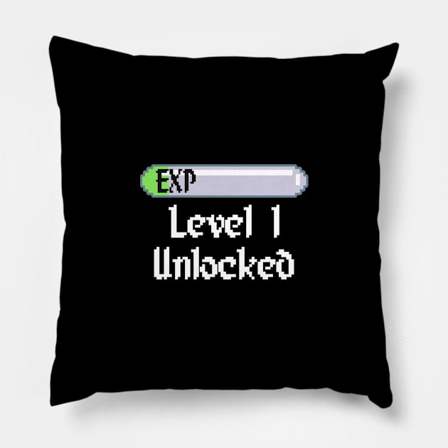 What level are you? Level 1 Pillow by Just In Tee Shirts