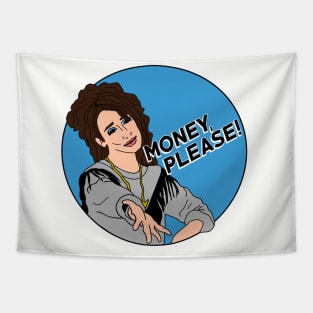 Money Please Mona Lisa Funny Tapestry