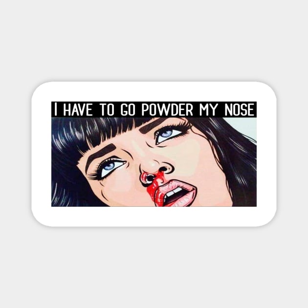Mia Wallace Magnet by Qwerty