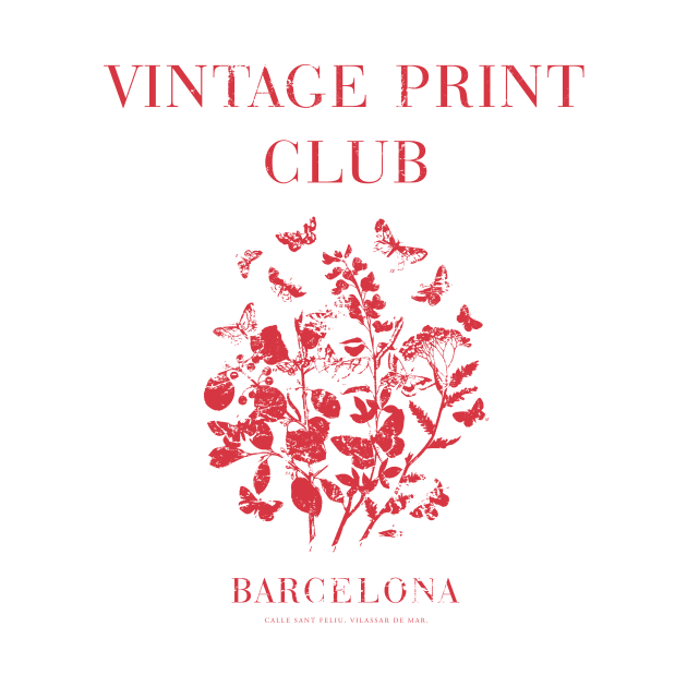 Vintage Print Club. Botanical Illustration by The Printable Studio